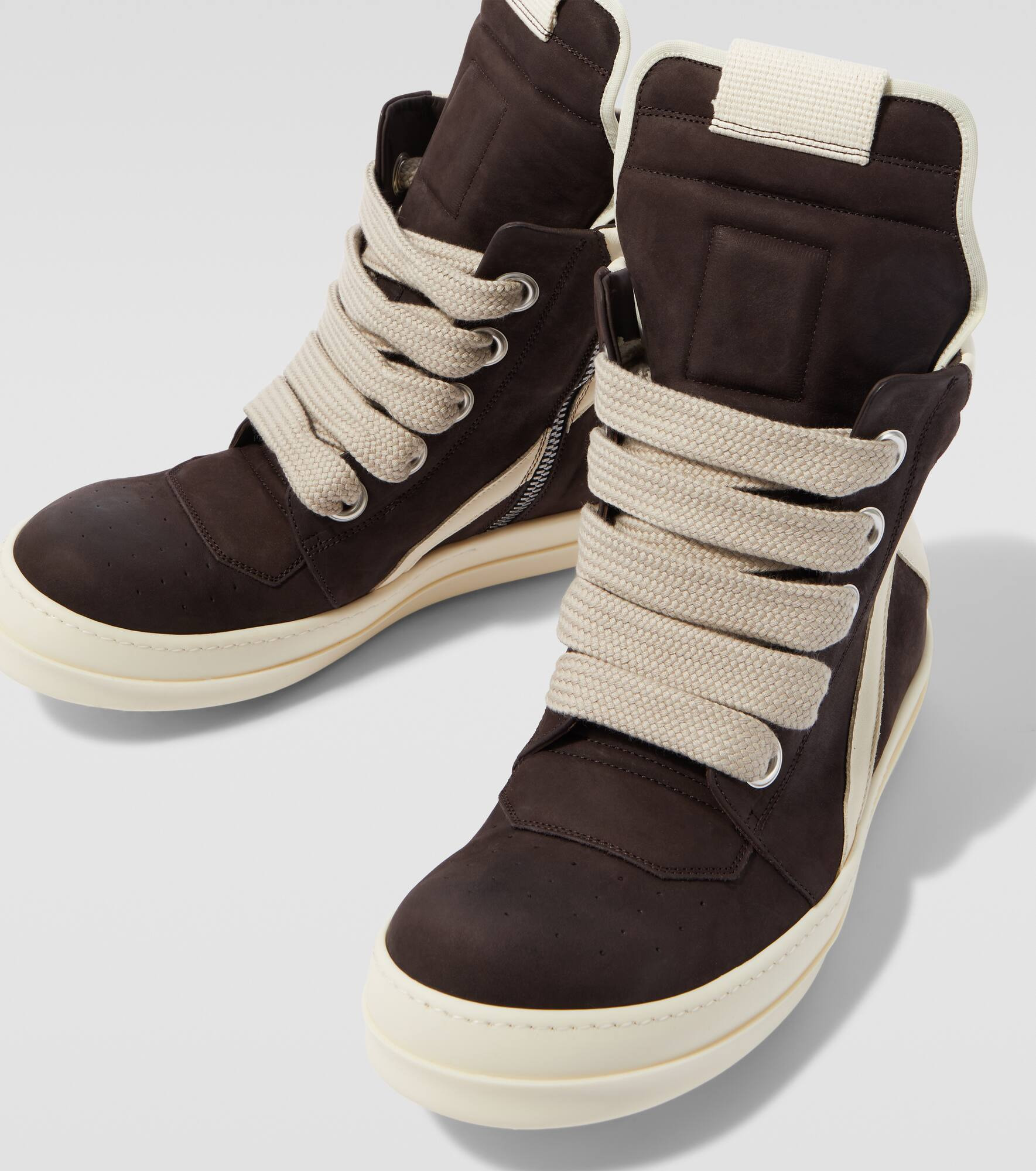 Megageobasket leather sneakers - 3