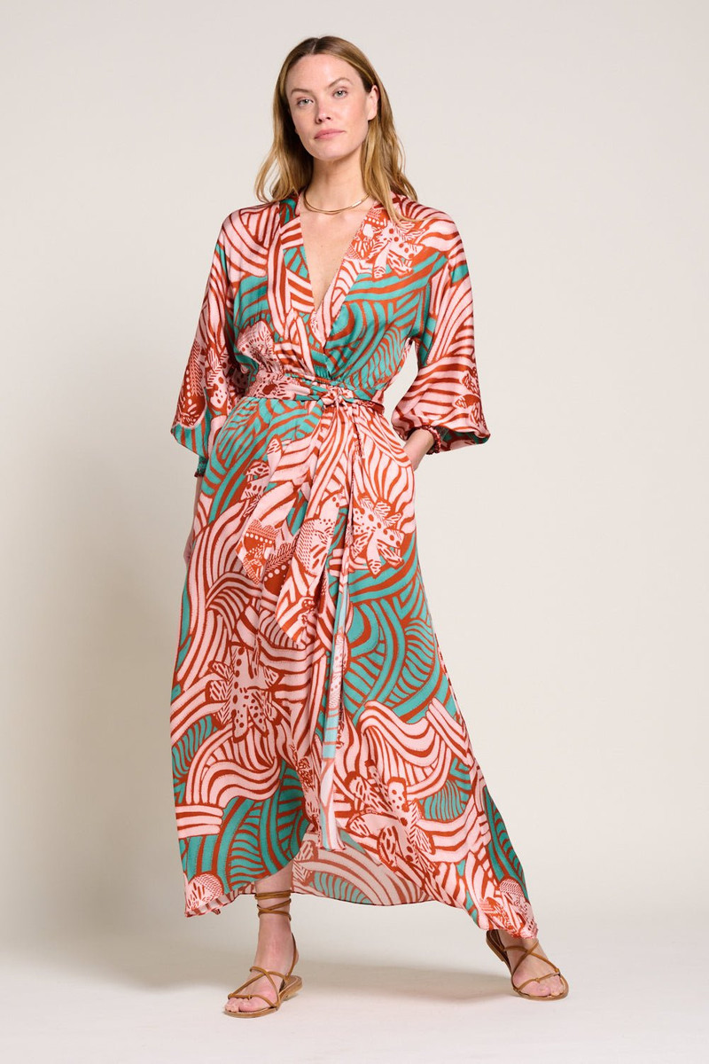 Long Dress Kristen - Brick Japonism 1