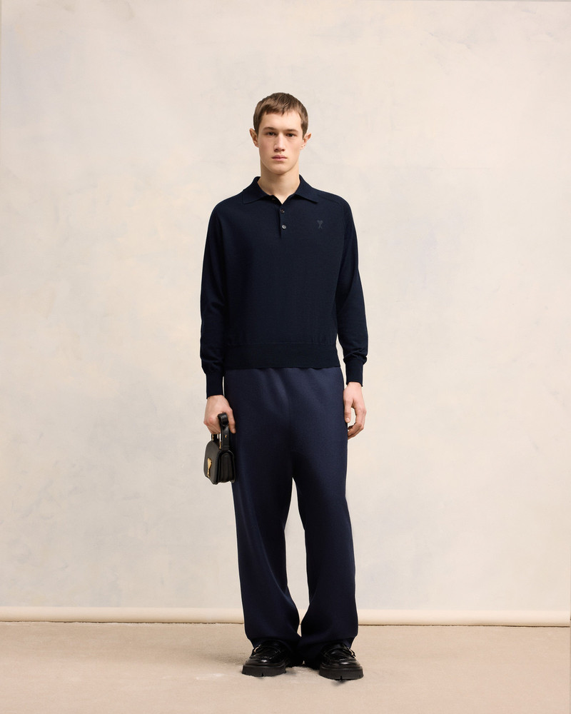 AMI Paris TONAL AMI DE COEUR POLO outlook
