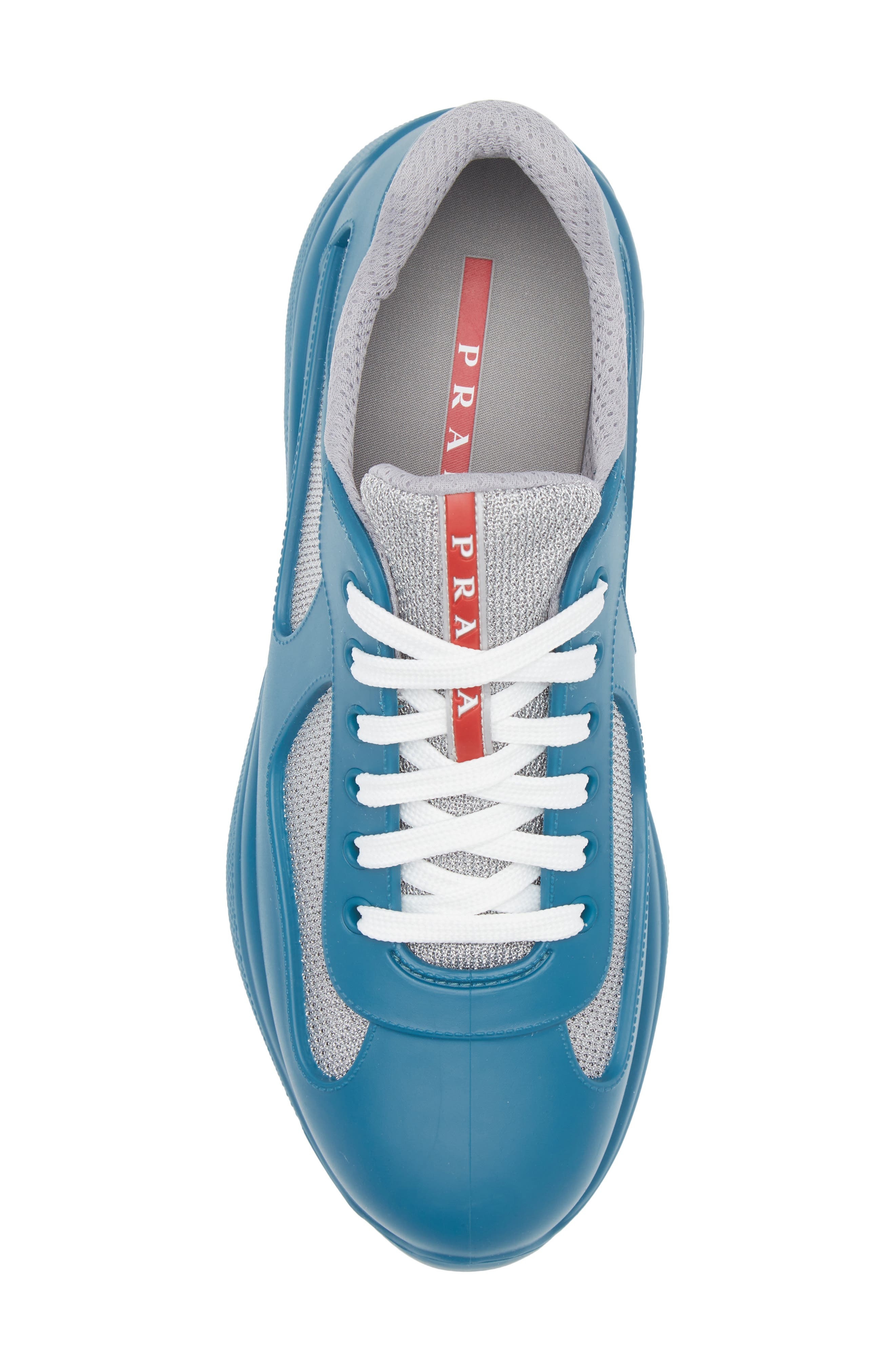Prada America's Cup Low Top Sneaker in Laguna at Nordstrom - 5
