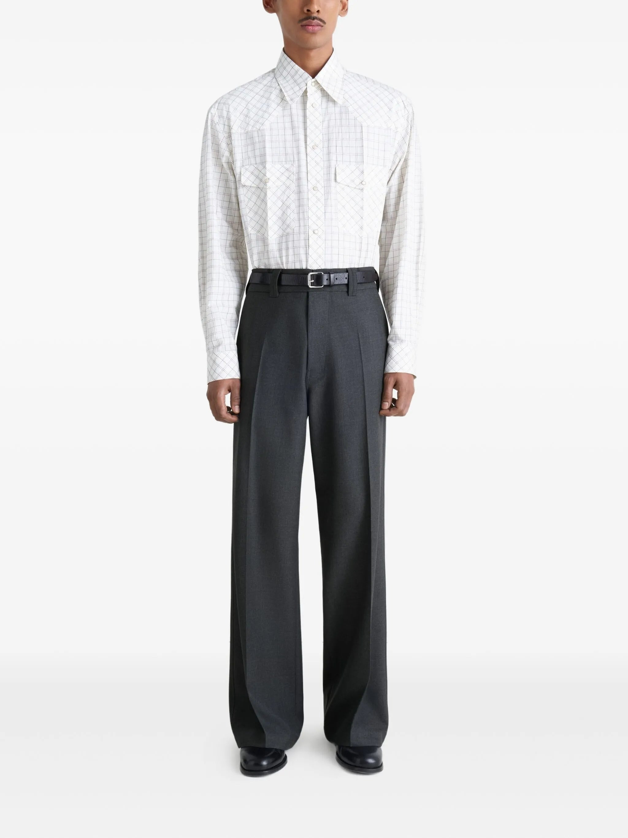 Lemaire Pleated Twill Trousers - 4