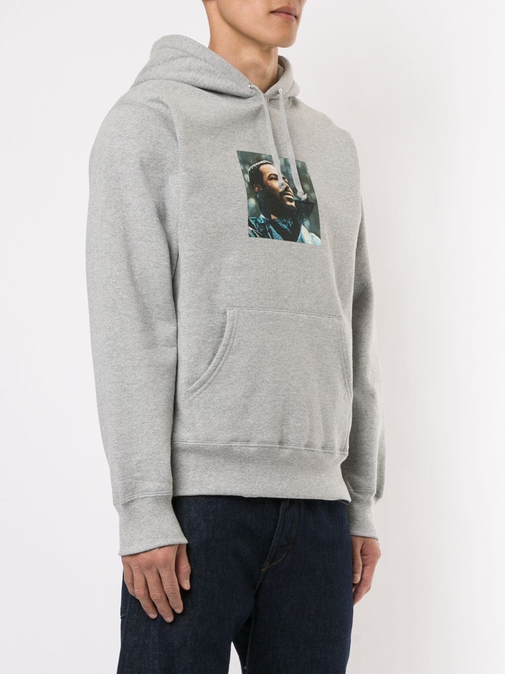 Marvin Gaye print hoodie - 3