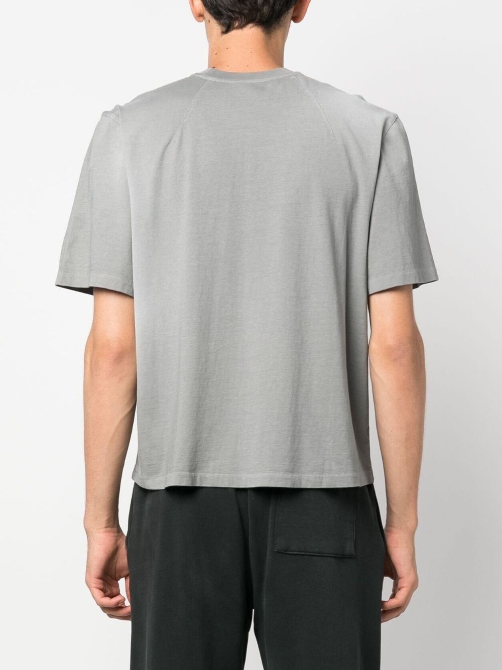 panelled short-sleeved T-shirt - 4