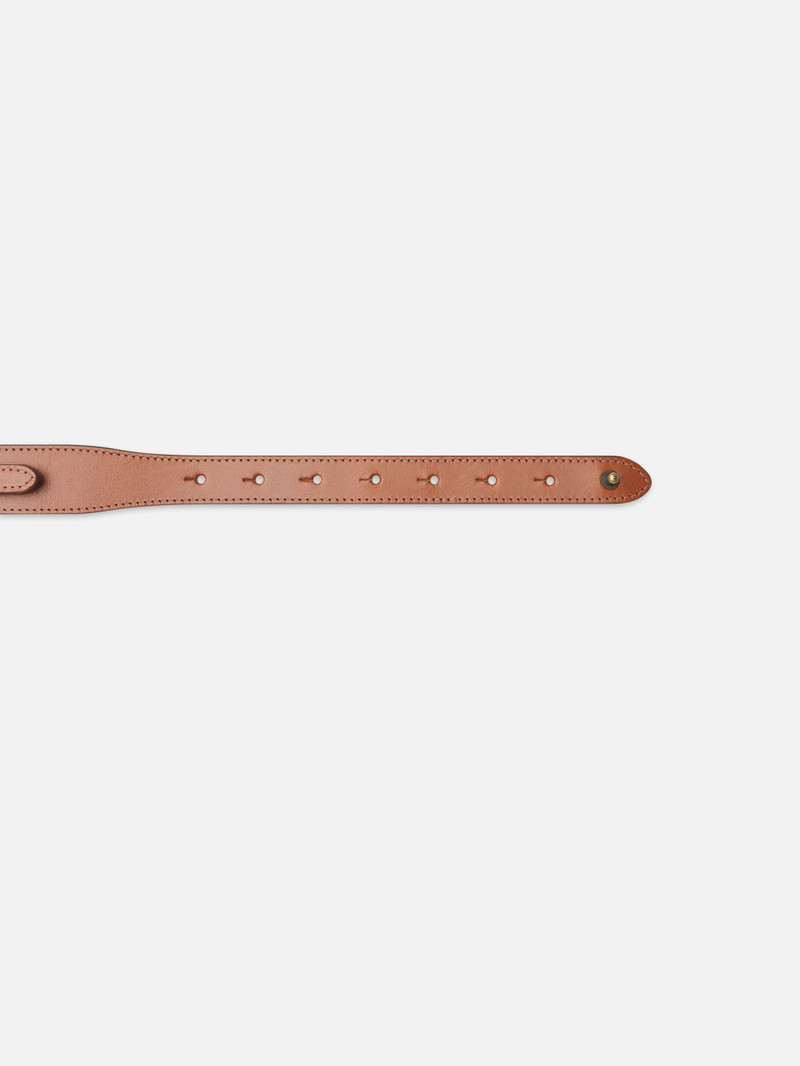 FRAME Equestrian Belt in Cognac outlook
