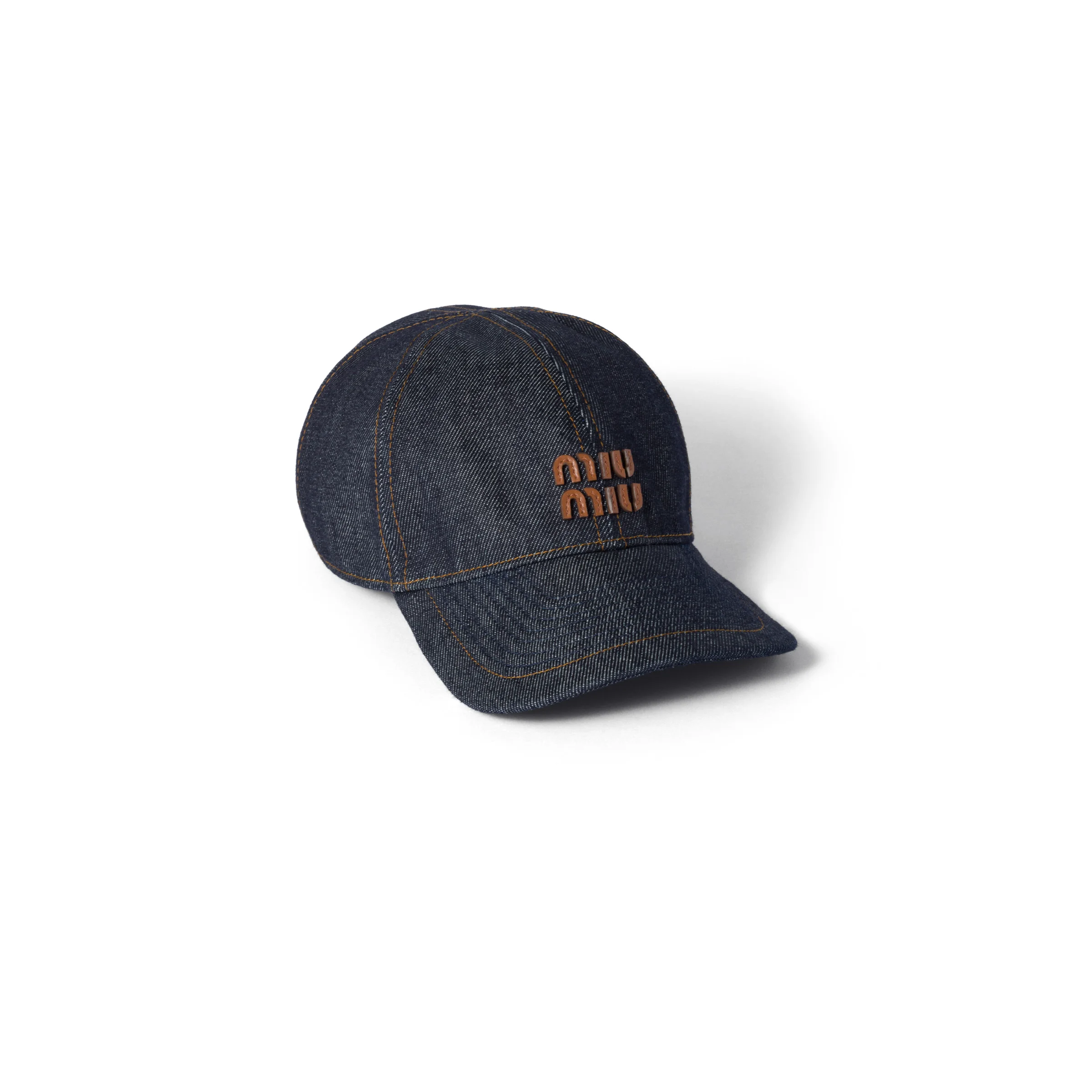 Denim baseball cap - 1