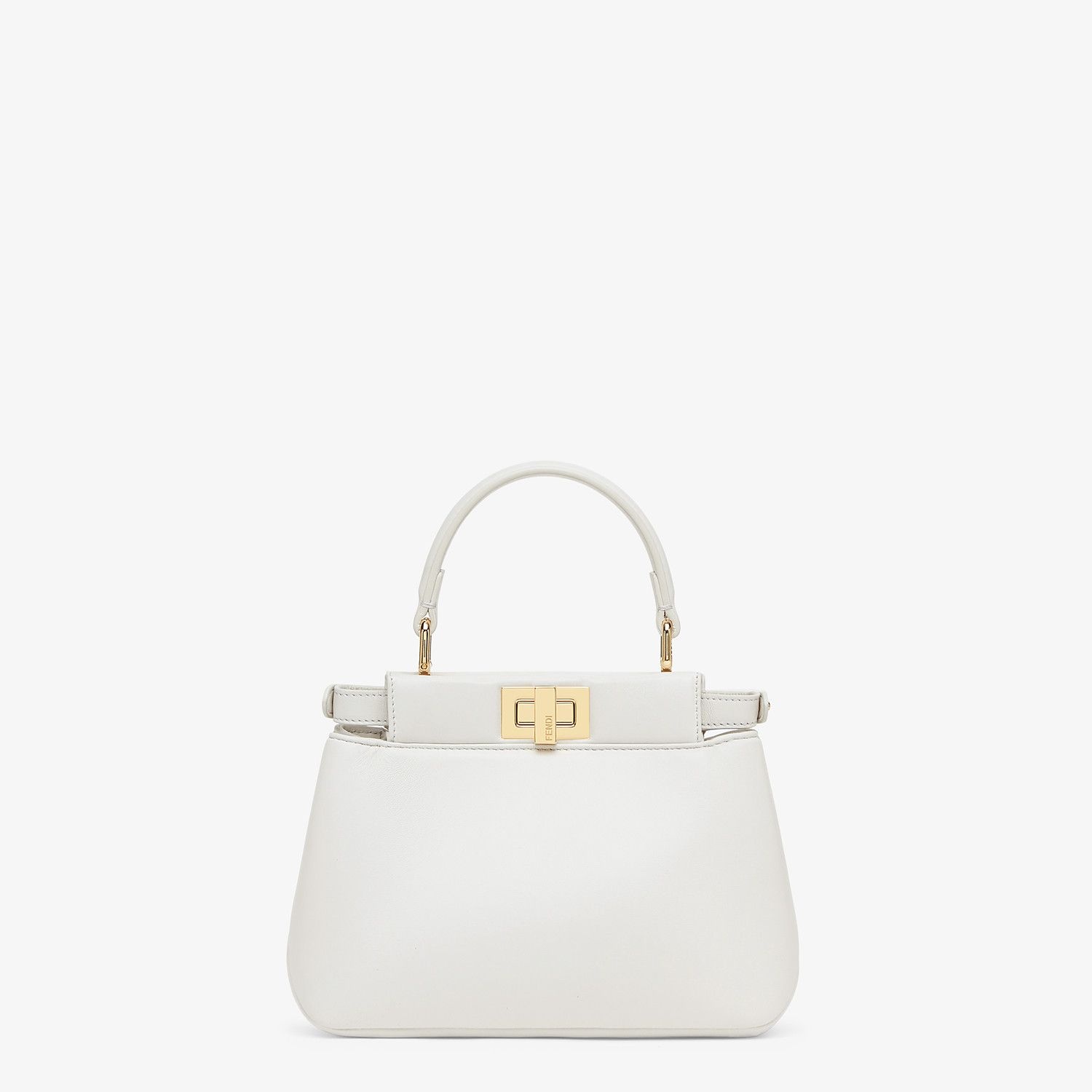 White nappa leather bag - 4