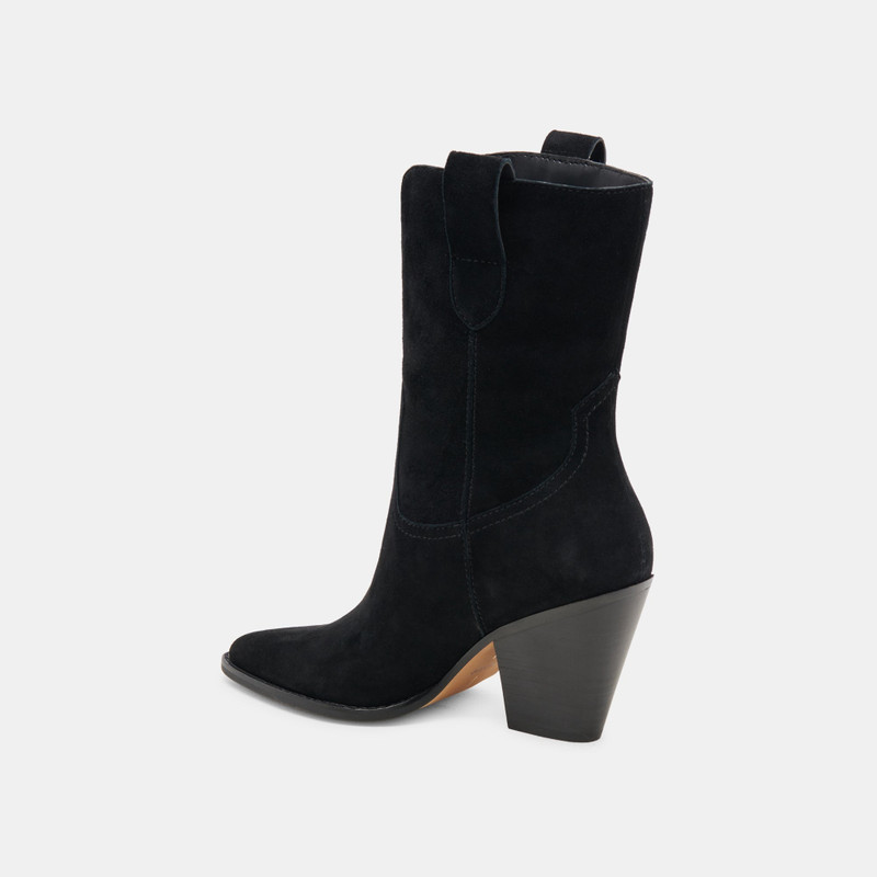 JESSEY BOOTS ONYX SUEDE 7