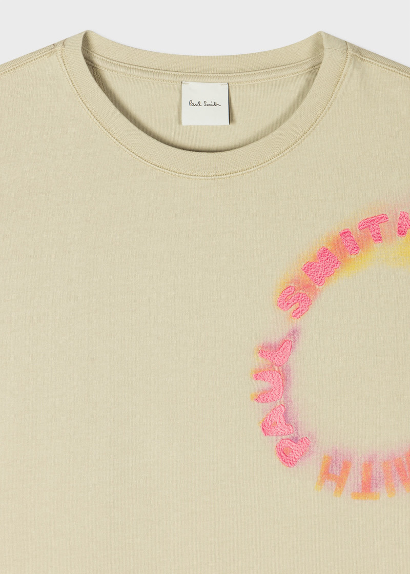 Paul Smith 'Solar Flare Logo' Embroidered T-Shirt outlook