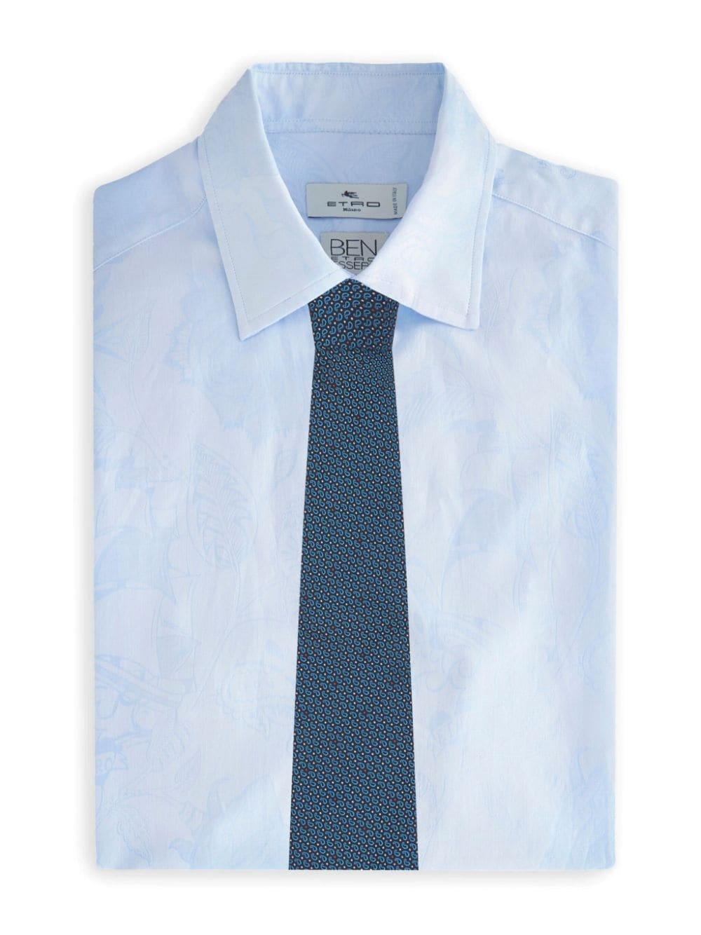paisley-pattern silk tie - 2