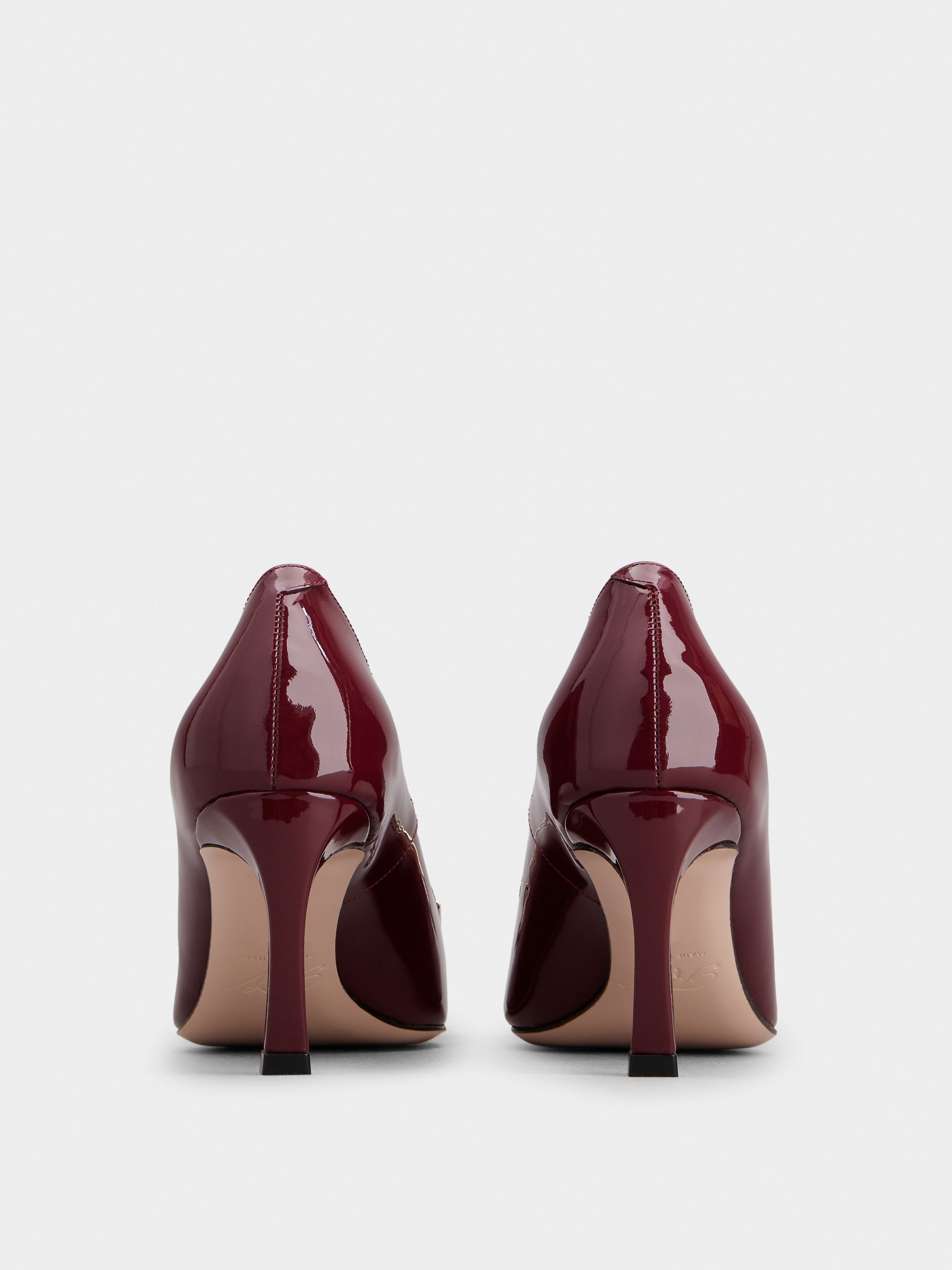 Trompette Metal Buckle Pumps in Patent Leather - 5