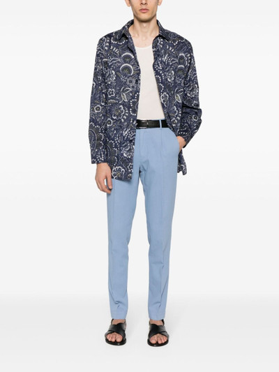 Etro floral paisley-print cotton shirt outlook