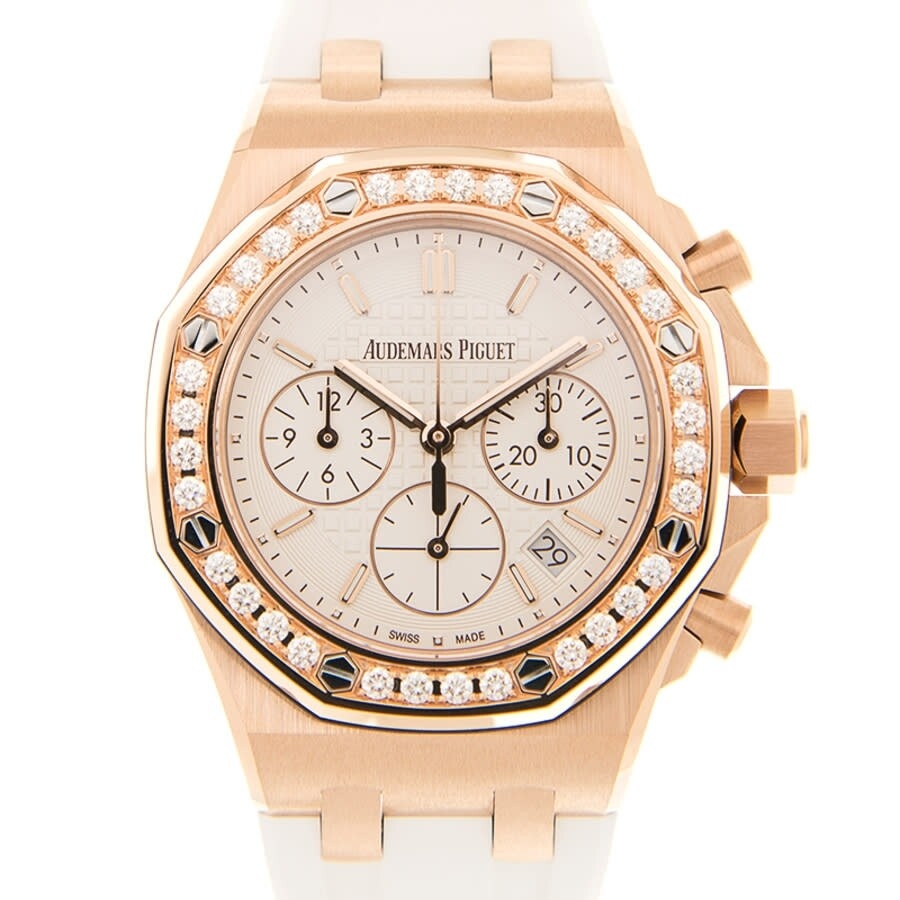 Audemars Piguet Royal Oak Offshore Silver Dial Automatic Ladies Chronograph Watch 26231OR.ZZ.D010CA. - 2