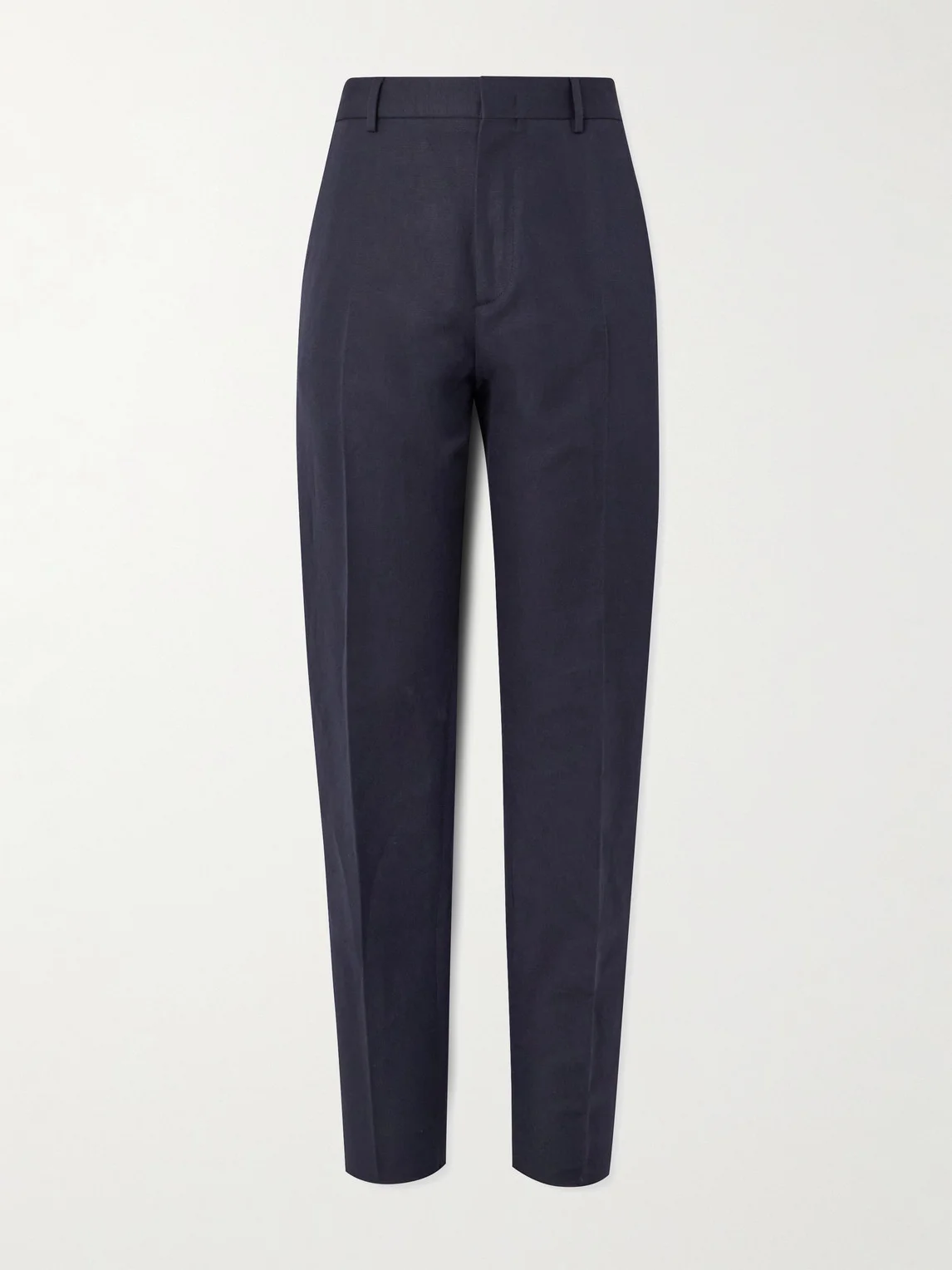 Cedric Tapered Cotton and Linen-Blend Canvas Trousers - 1