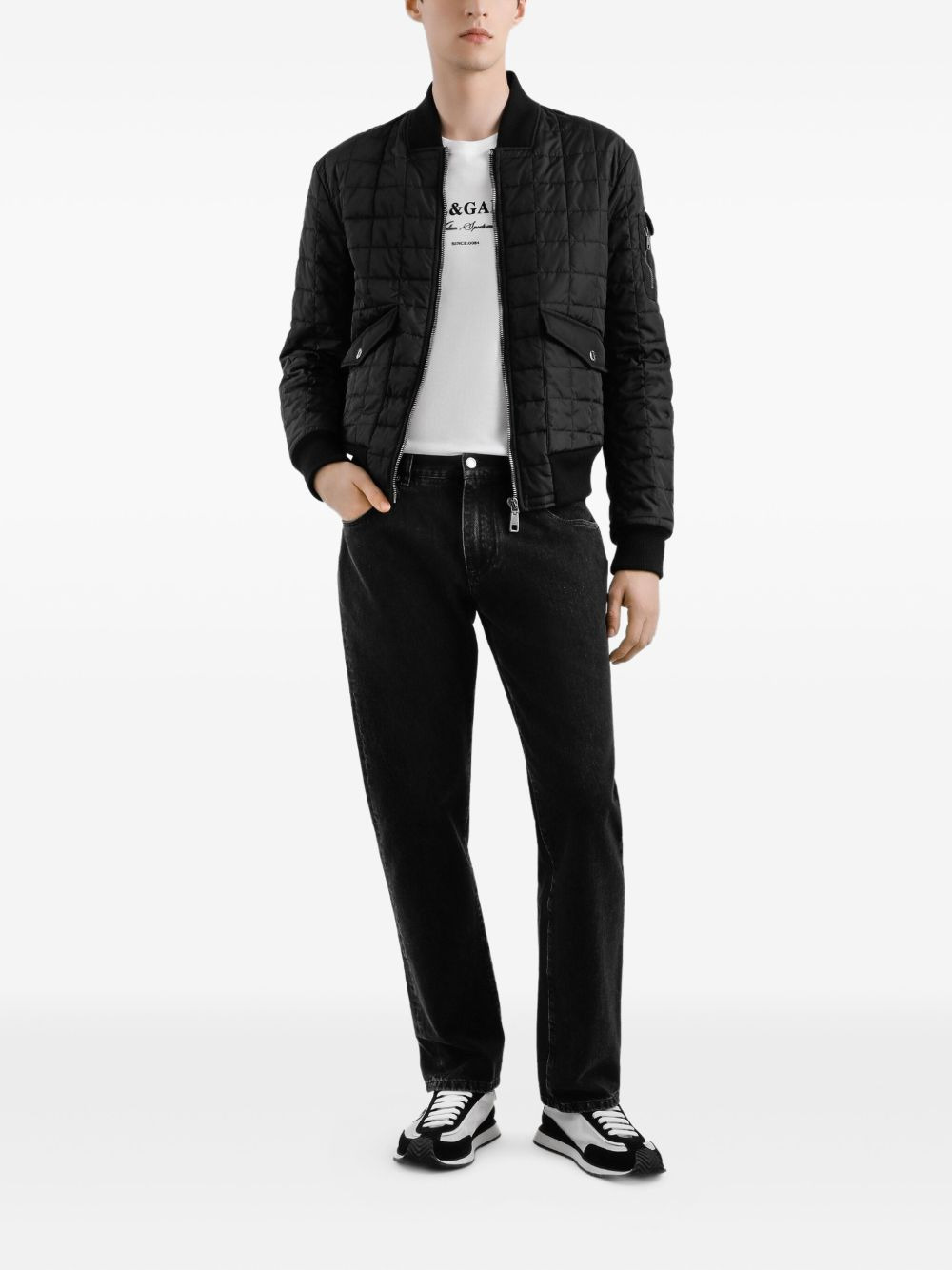 quilted bomber jacket - 2