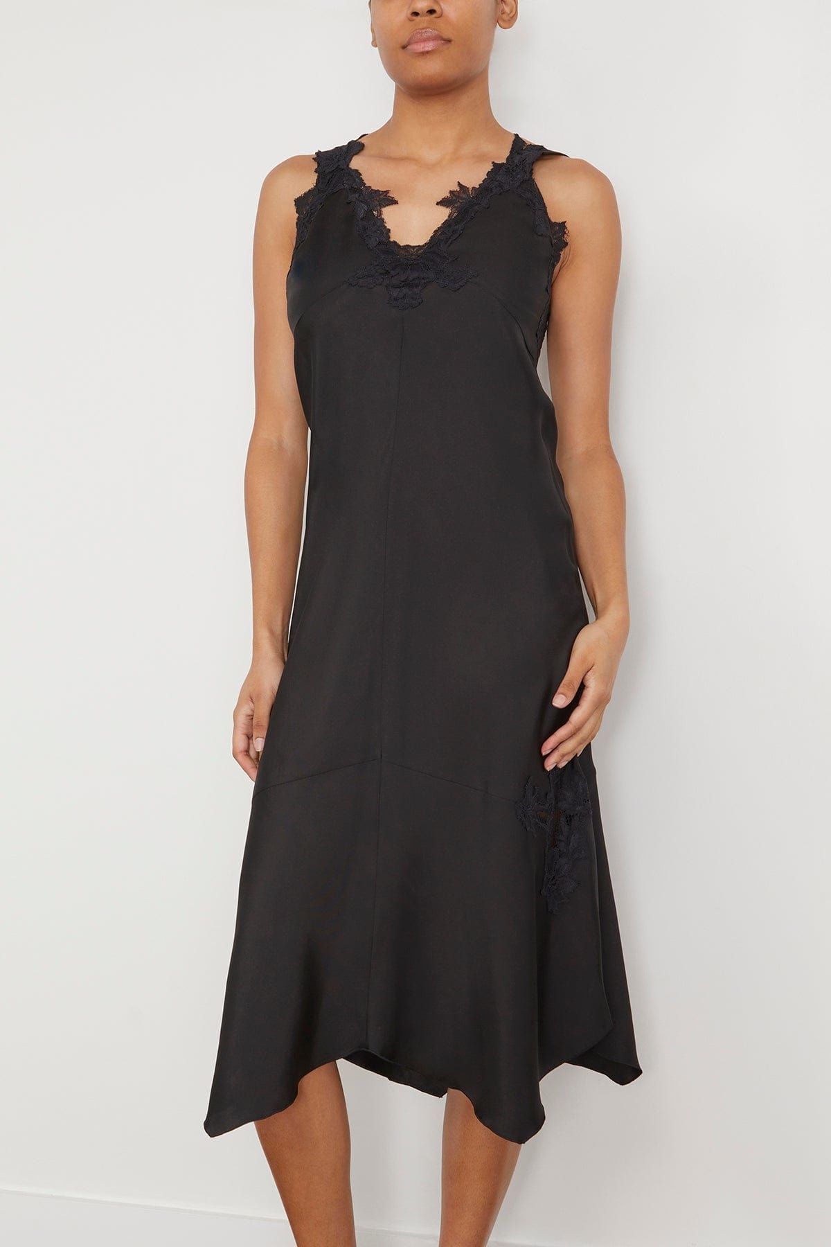 Sensual Coolness Dress in Pure Black - 3