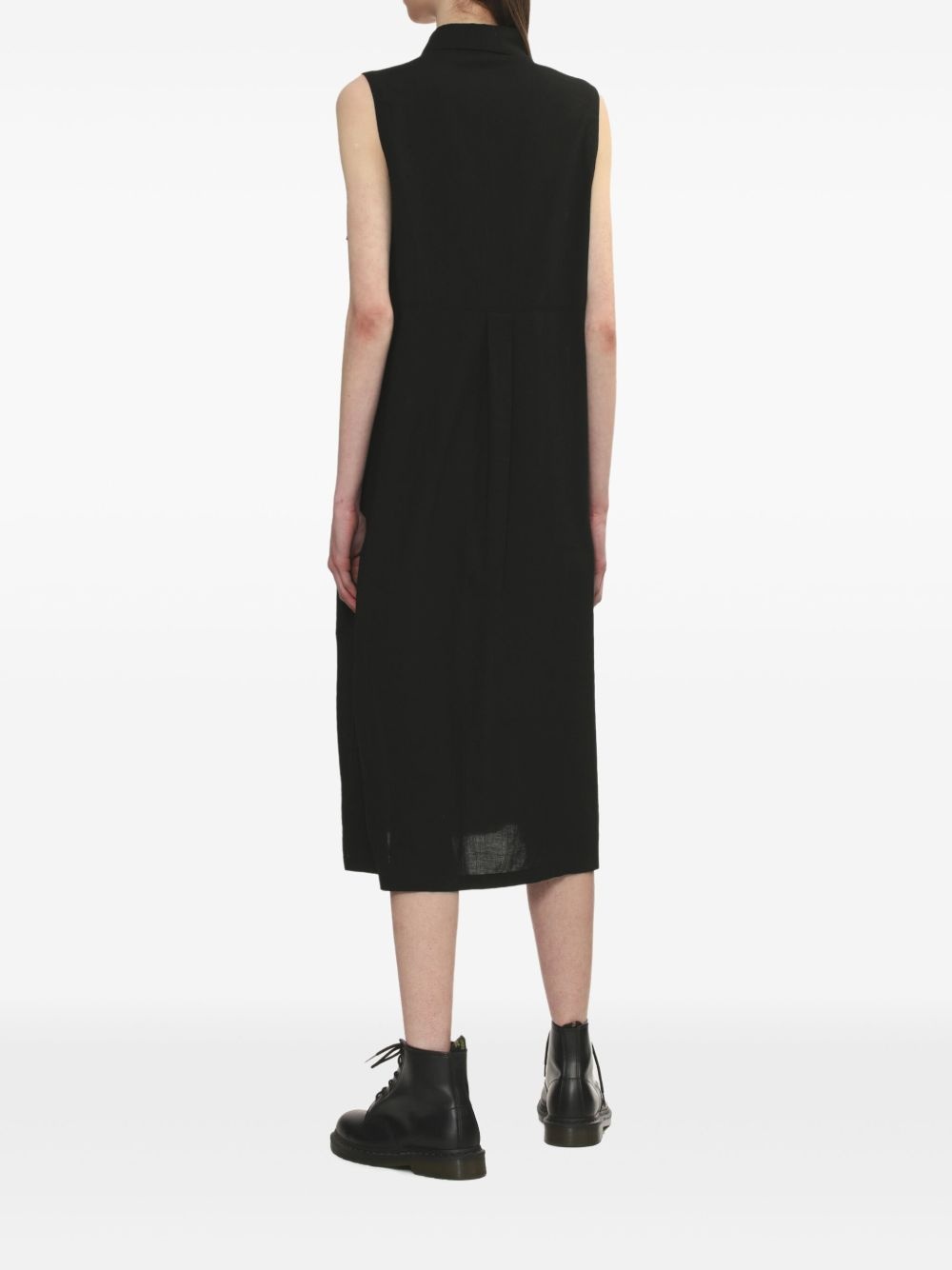 cotton midi dress - 4