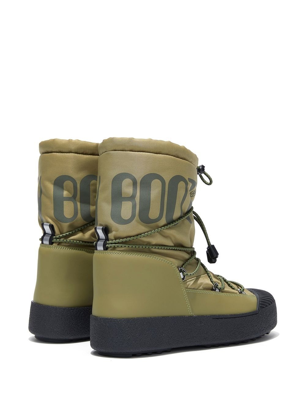 logo-print detail snow boots - 3