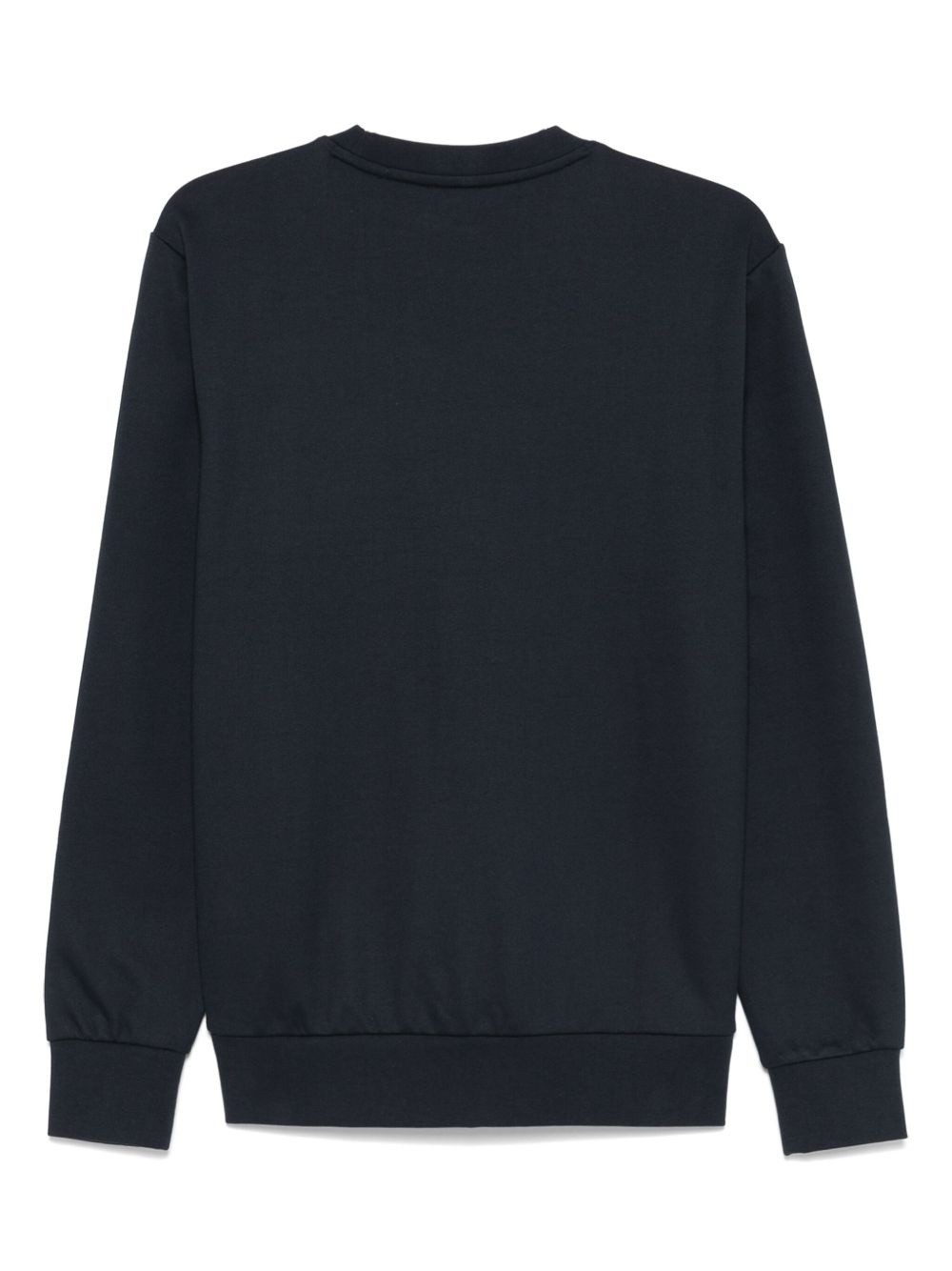 flocked-logo sweatshirt - 2