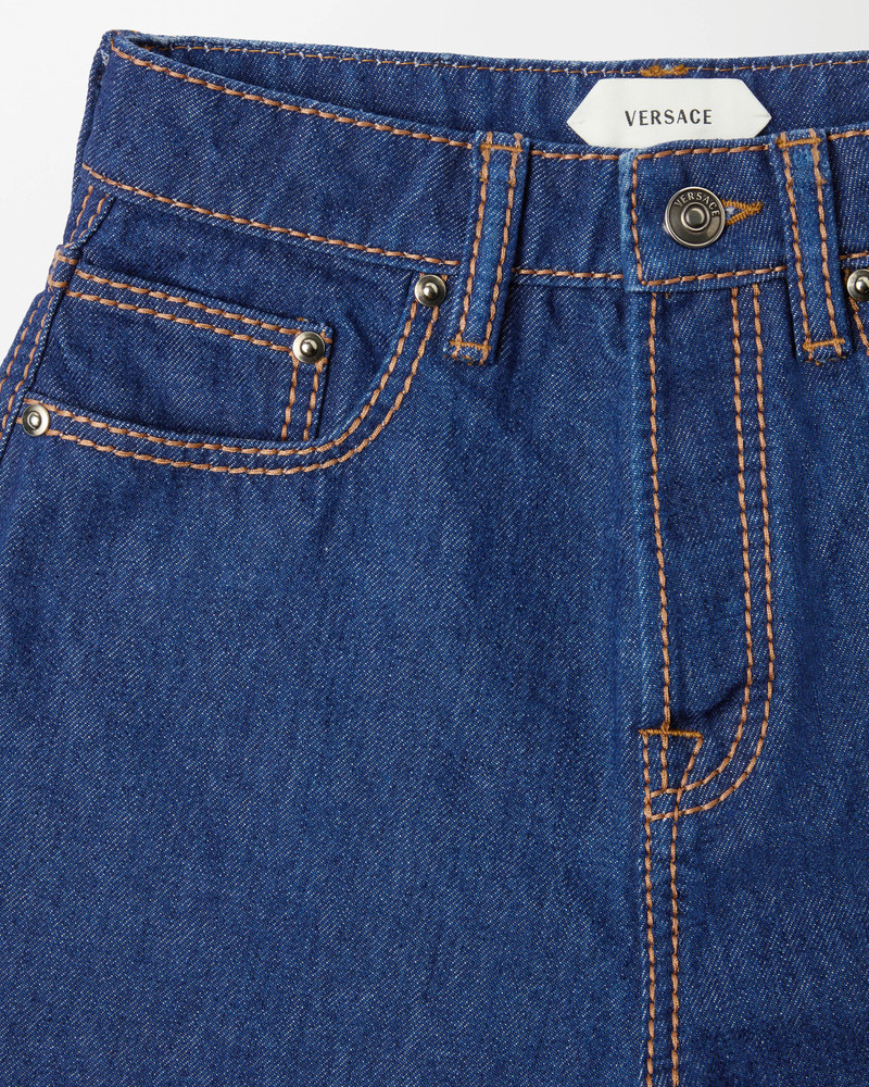 VERSACE High-Waist Straight jeans outlook