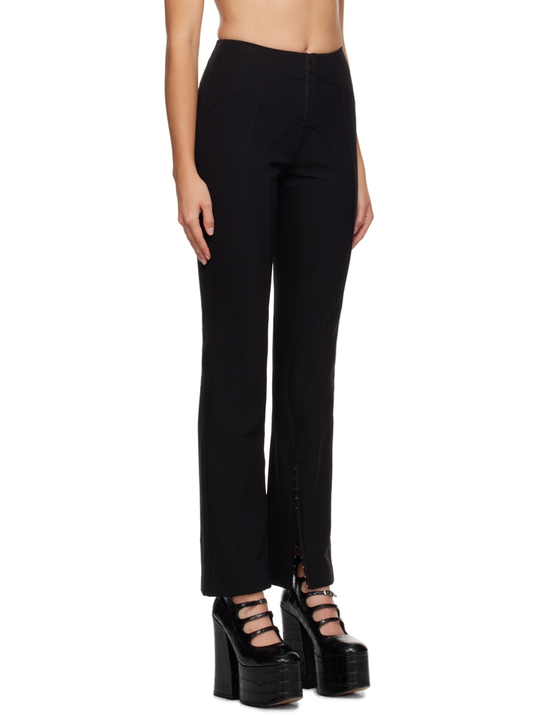 Black Aurora Trousers - 2