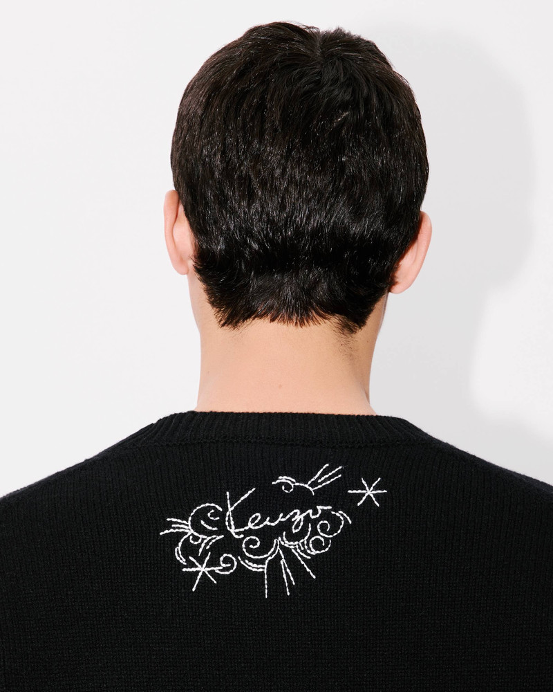 'KENZO Star Tiger' genderless embroidered wool jumper 12