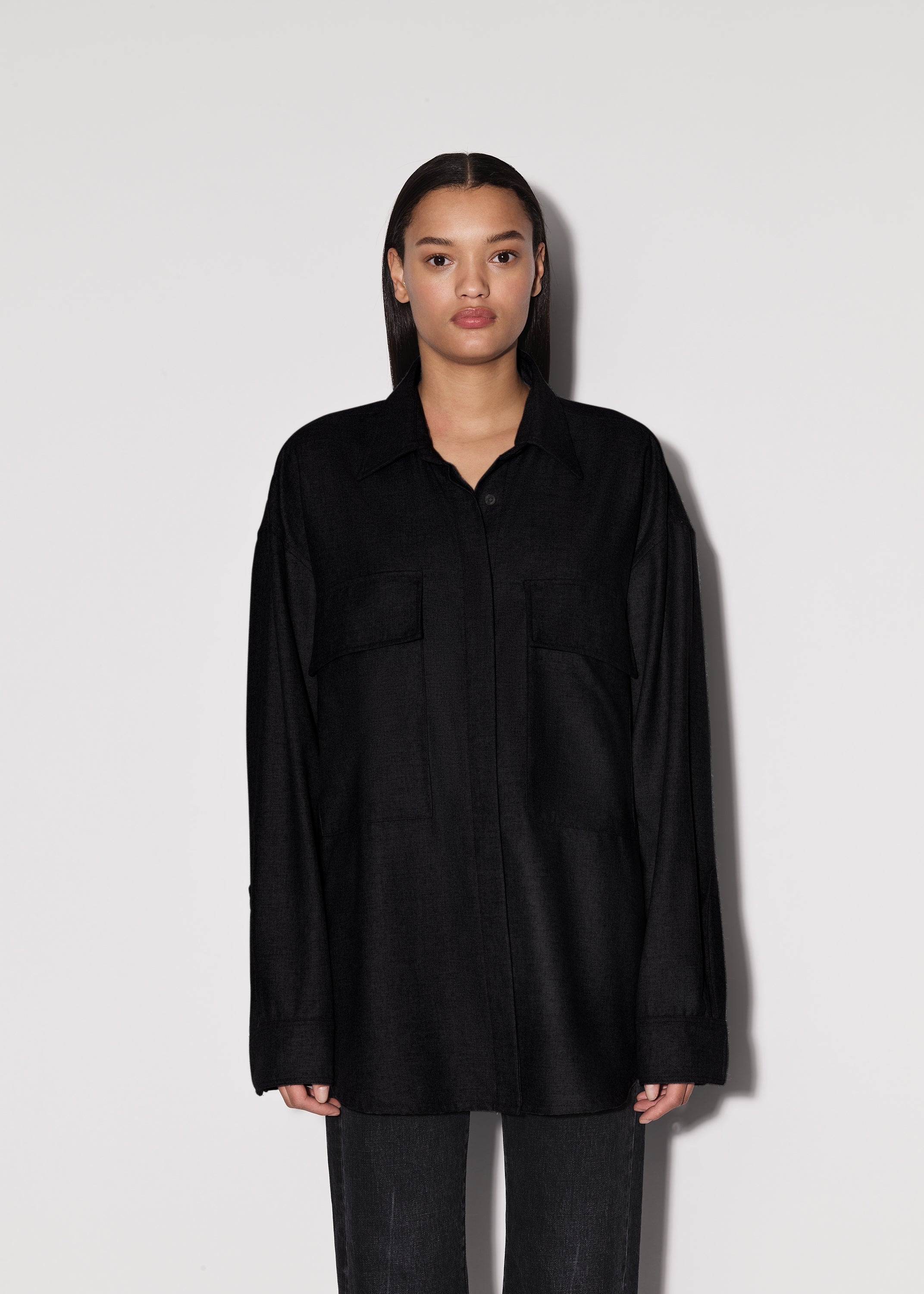LEATHER WORKWEAR SHIRT - 3