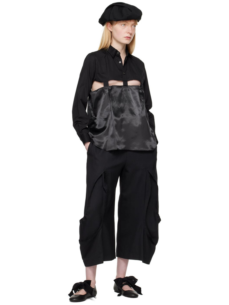 BLACK COMME des GARÇONS Black Cutout Shirt outlook