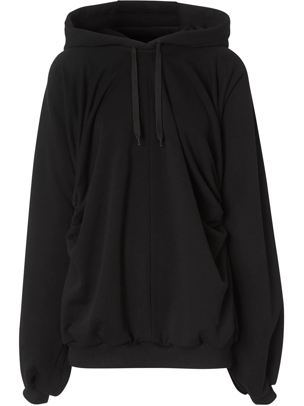 oversized gathered hoodie - 1