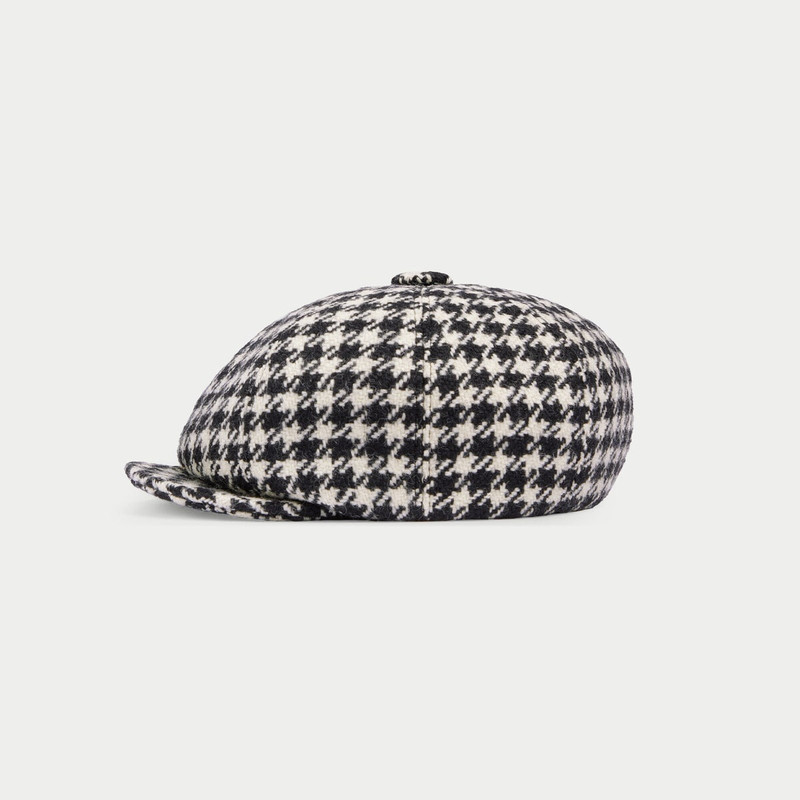 GUCCI Gucci HA HA HA houndstooth hat outlook