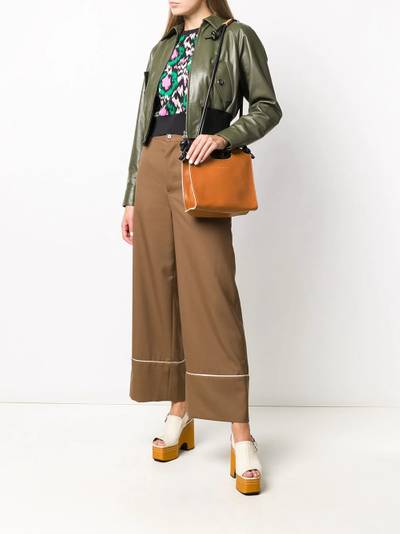 Marni open top calf leather tote outlook