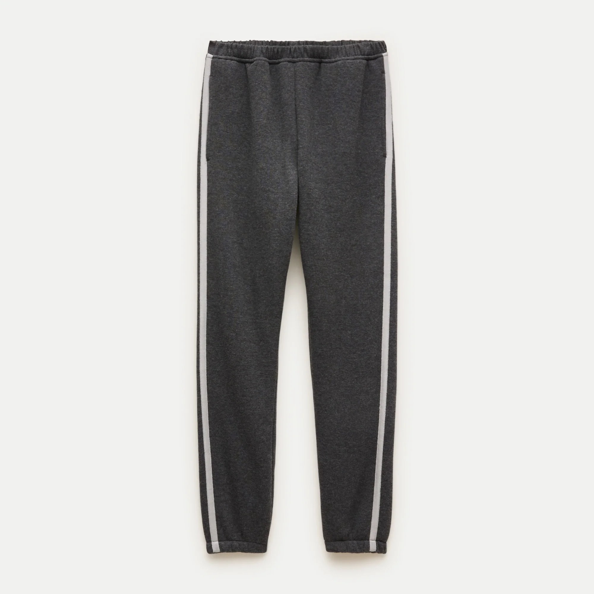 Heritage terry jogger pant with track stripe - 1