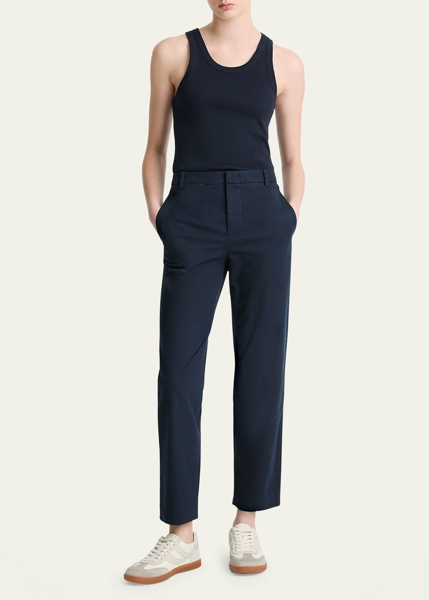 Mid-Rise Chino Pants - 4