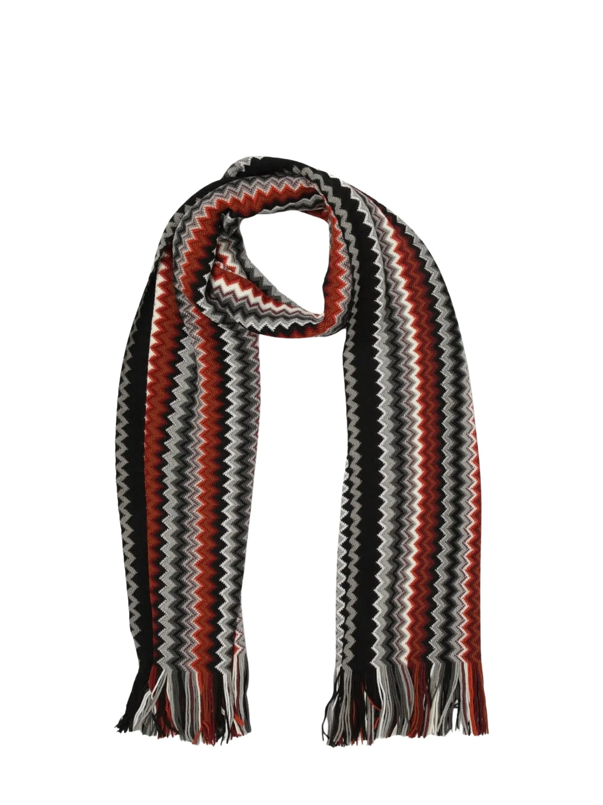 Zigzag knit scarf - 1