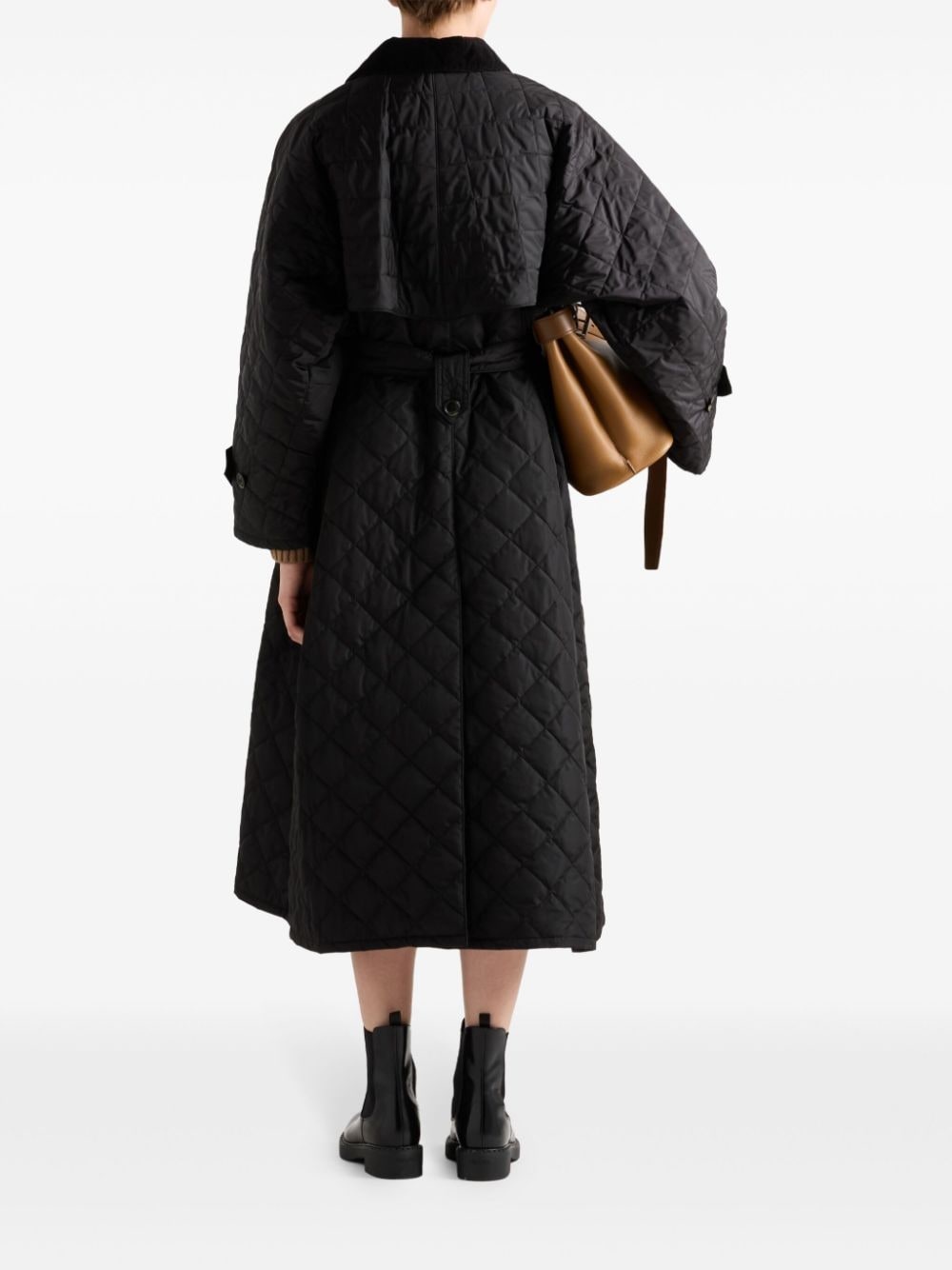 Lightweight Re-Nylon trench coat - 3