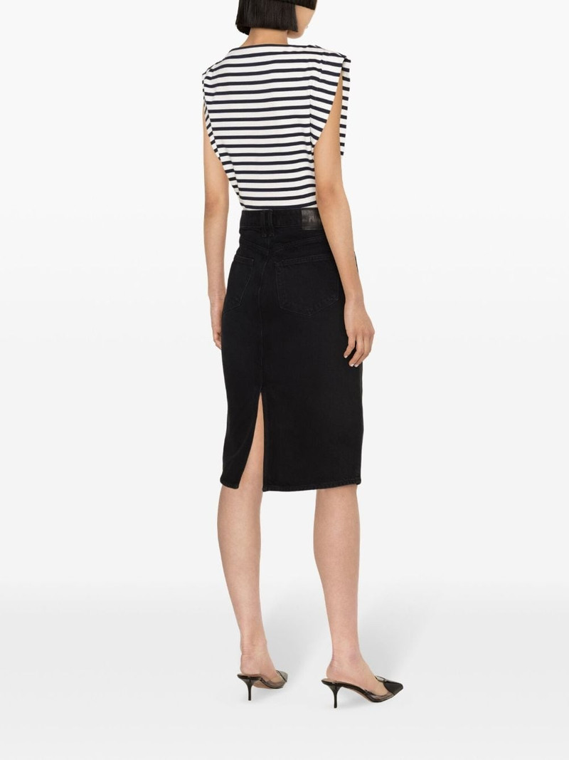 Siren denim midi skirt 3