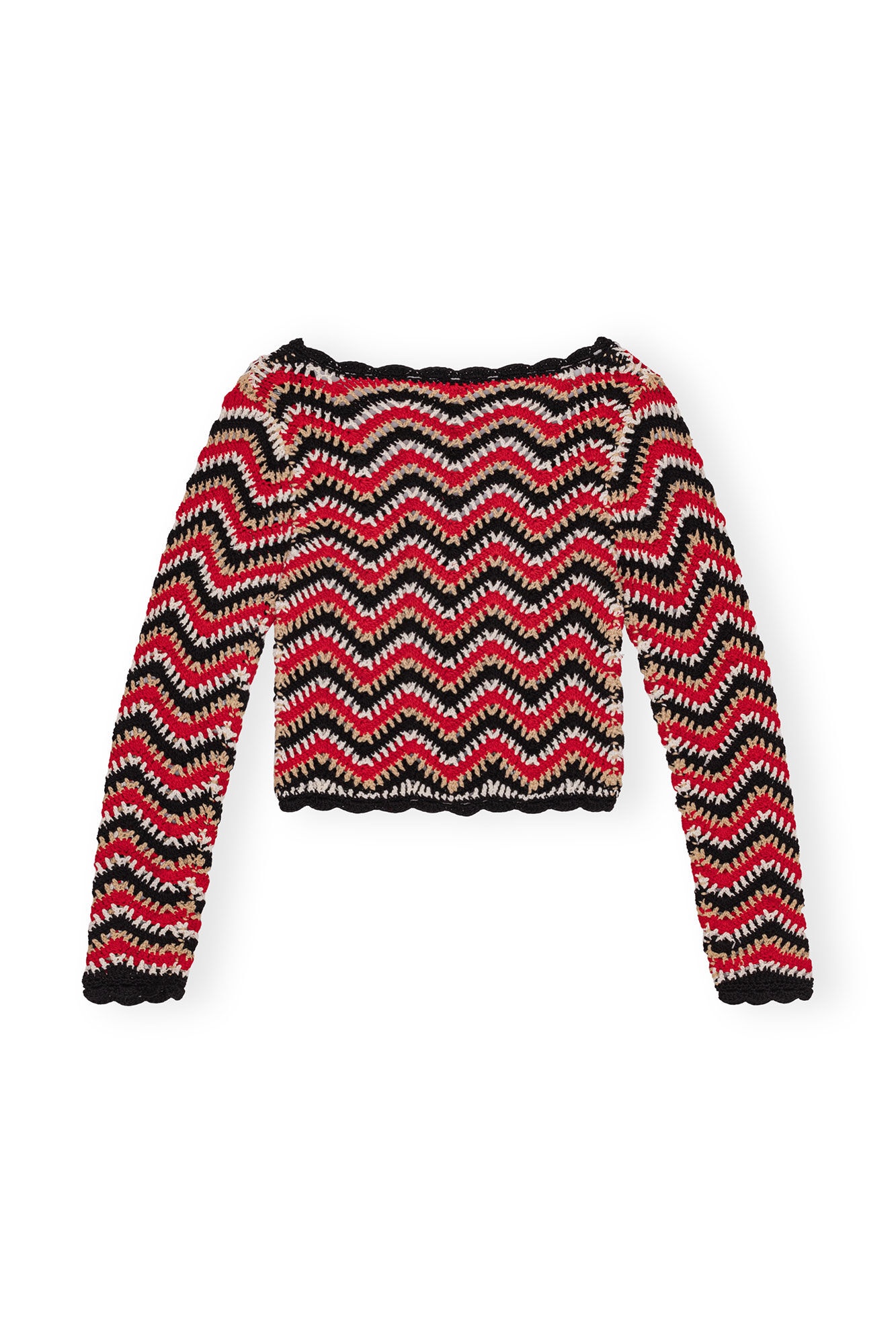 COTTON CROCHET CARDIGAN - 2
