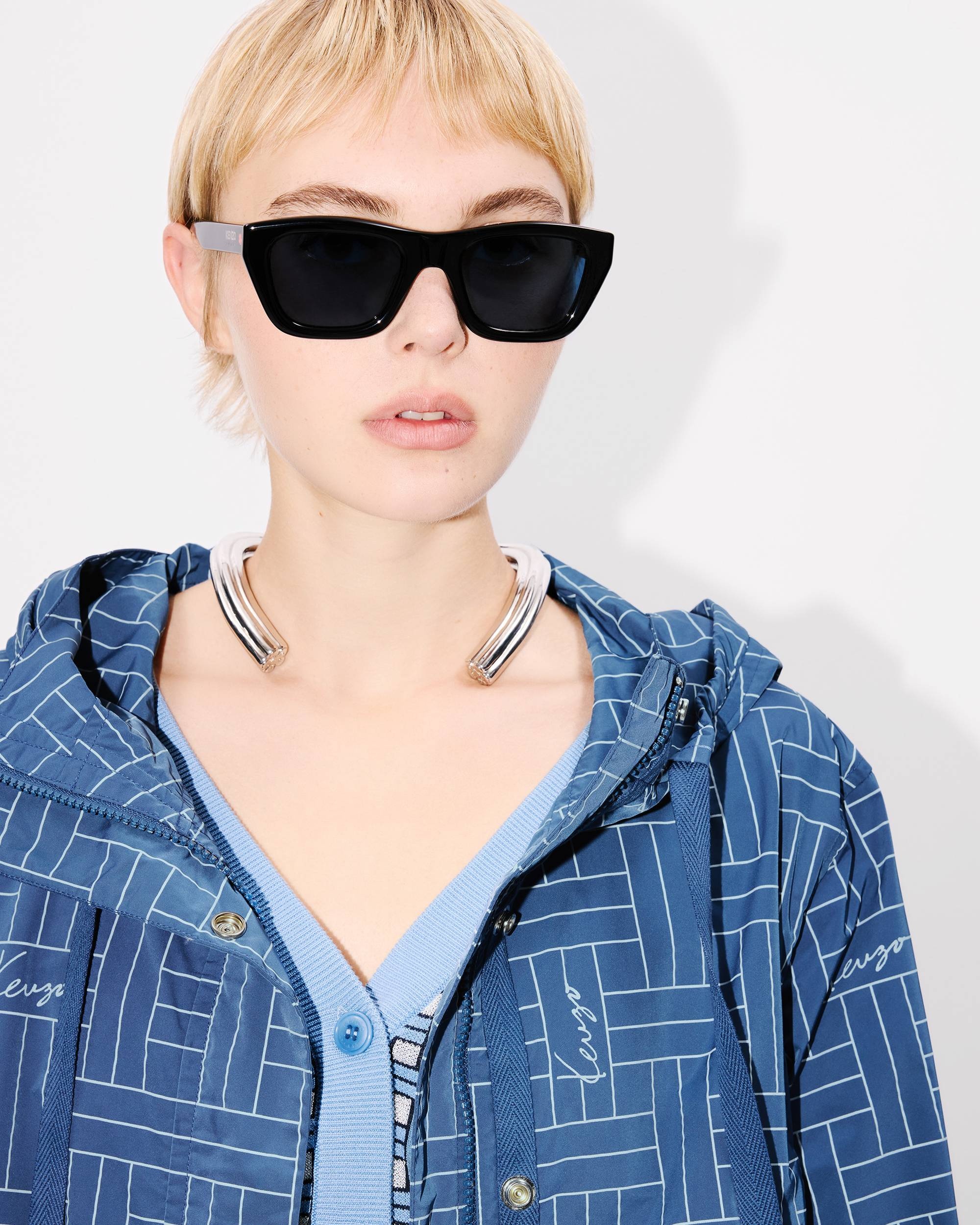 'KENZO Weave' short windbreaker - 6