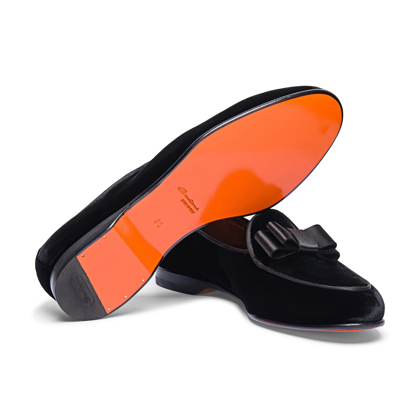 Men's black satin Andrea loafer - 4