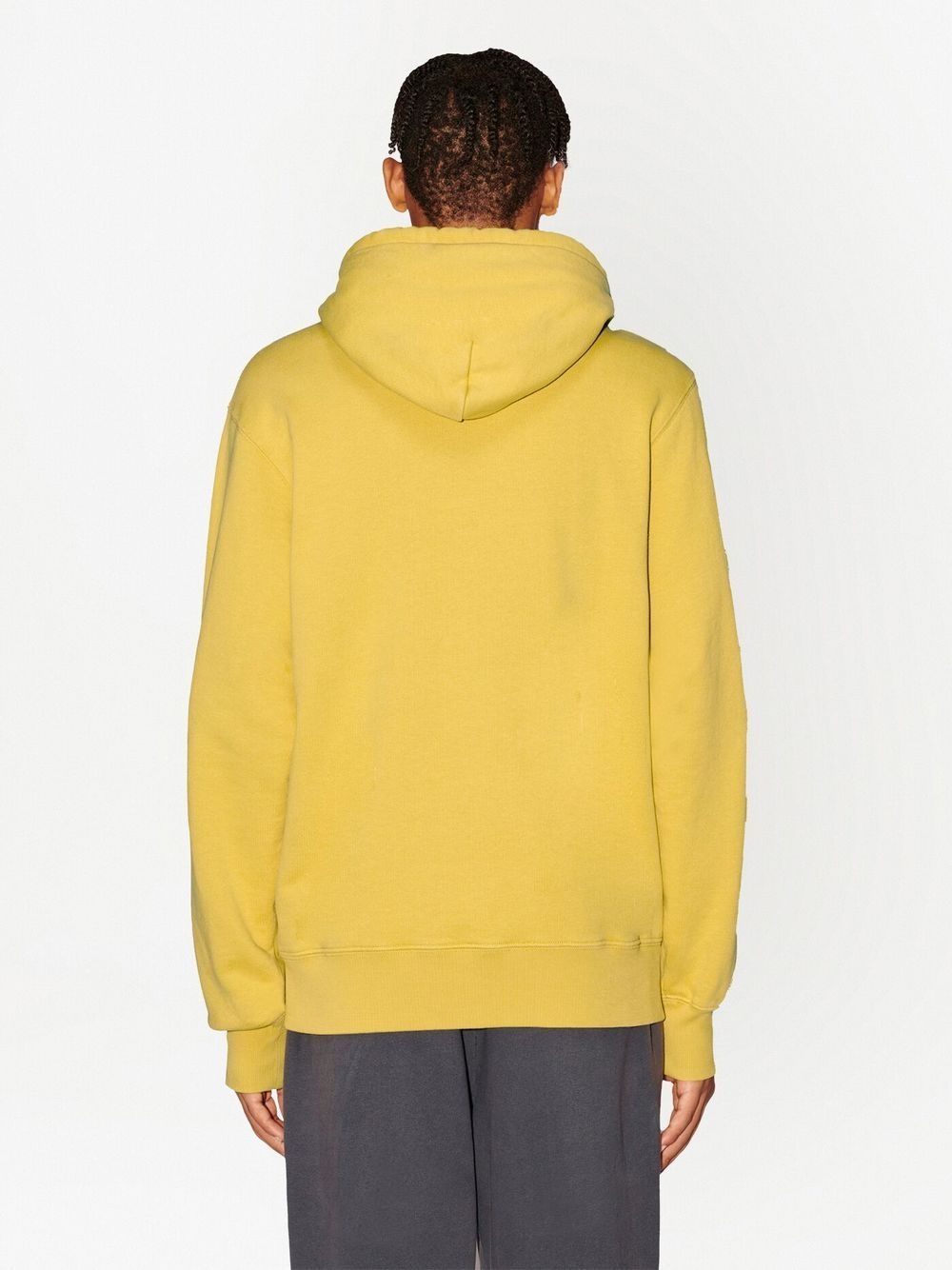 multicord-drawstring organic cotton hoodie - 5