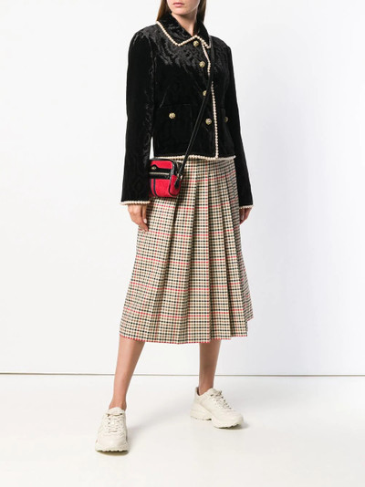 GUCCI bead trim jacket outlook