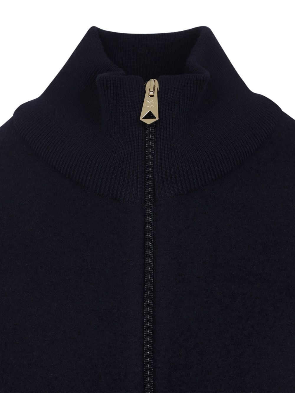 zip-up striped jacket - 4