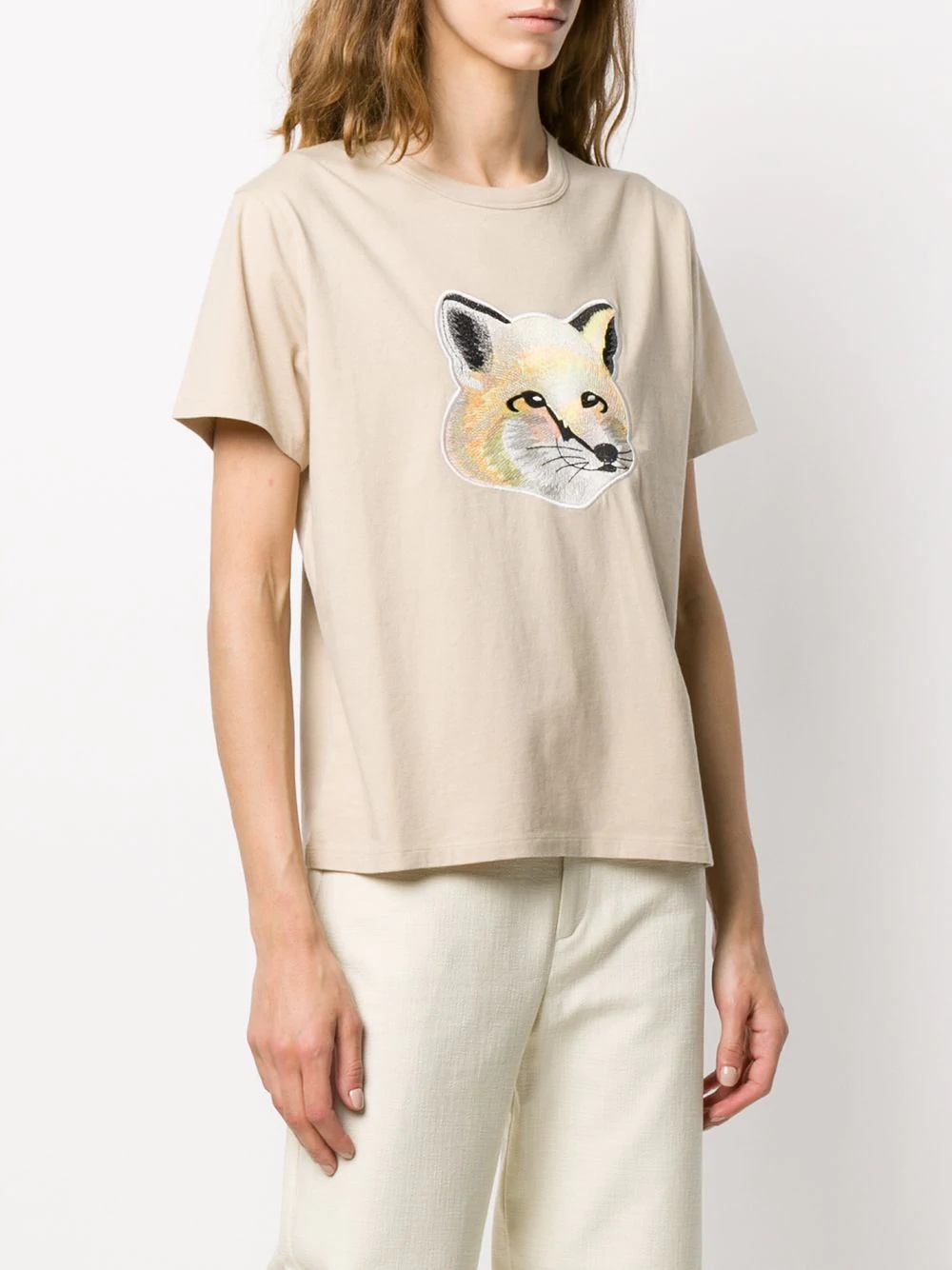 Fox Head appliqué T-shirt - 3