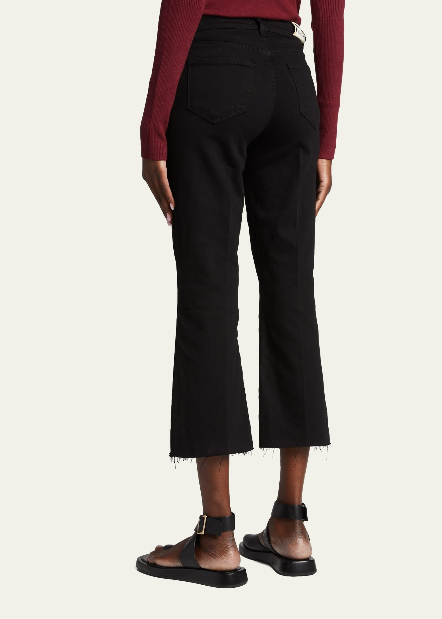 Kendra High-Rise Crop Flare Jeans - 3