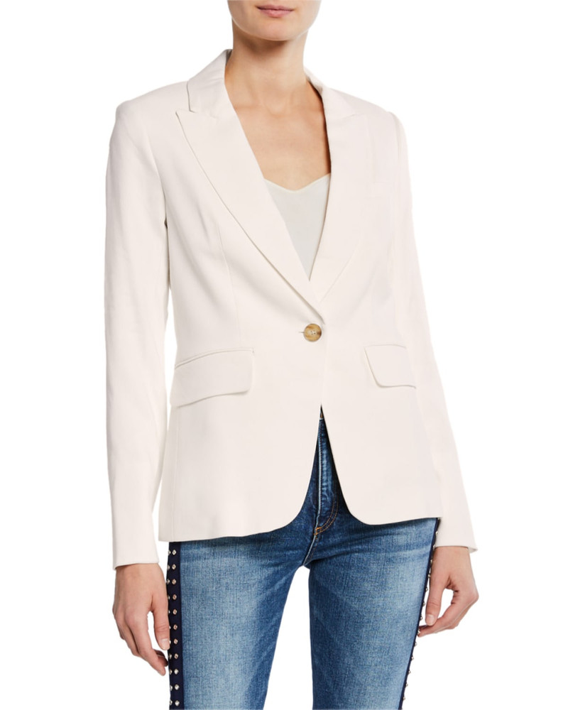 VERONICA BEARD One-Button Cutaway Jacket outlook