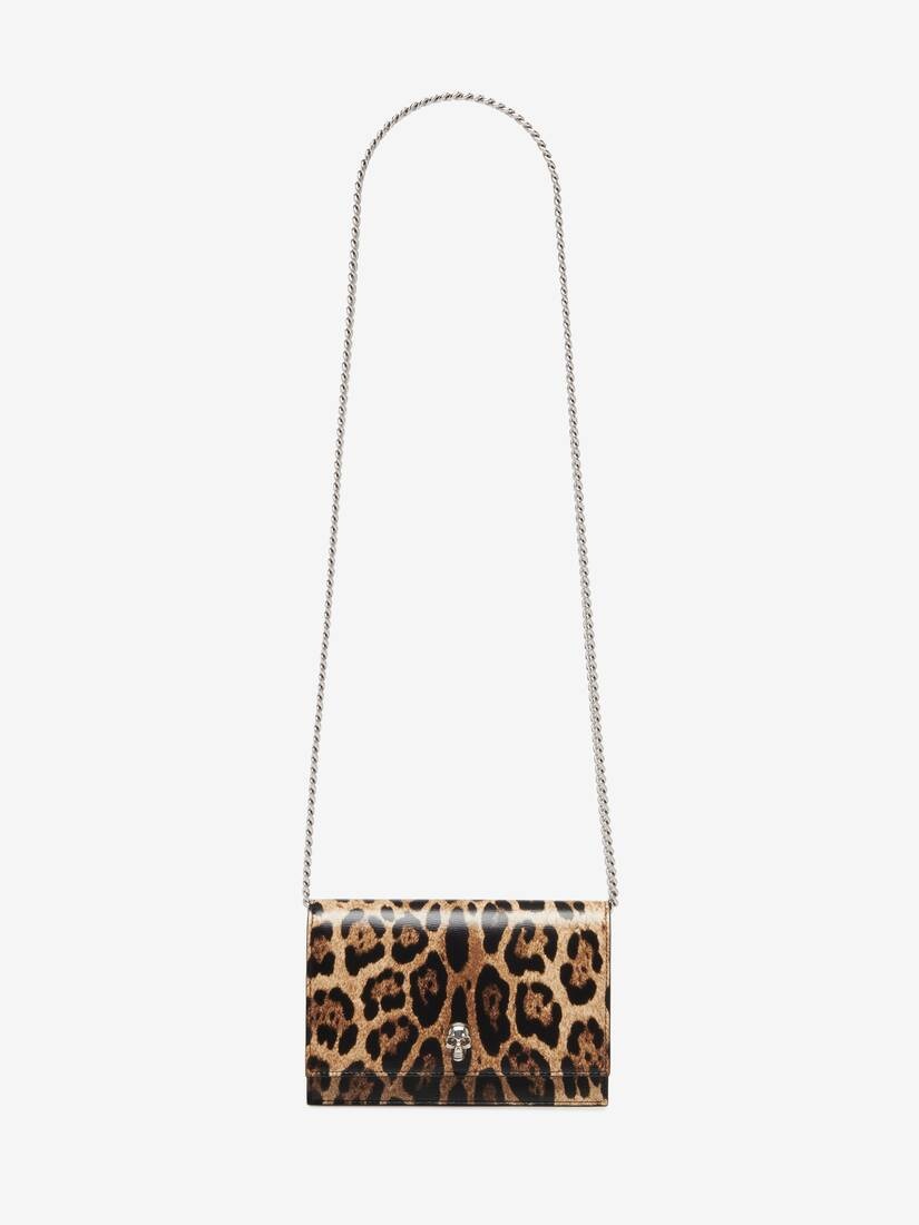 Women's Small Skull Bag in Natural/black - 7