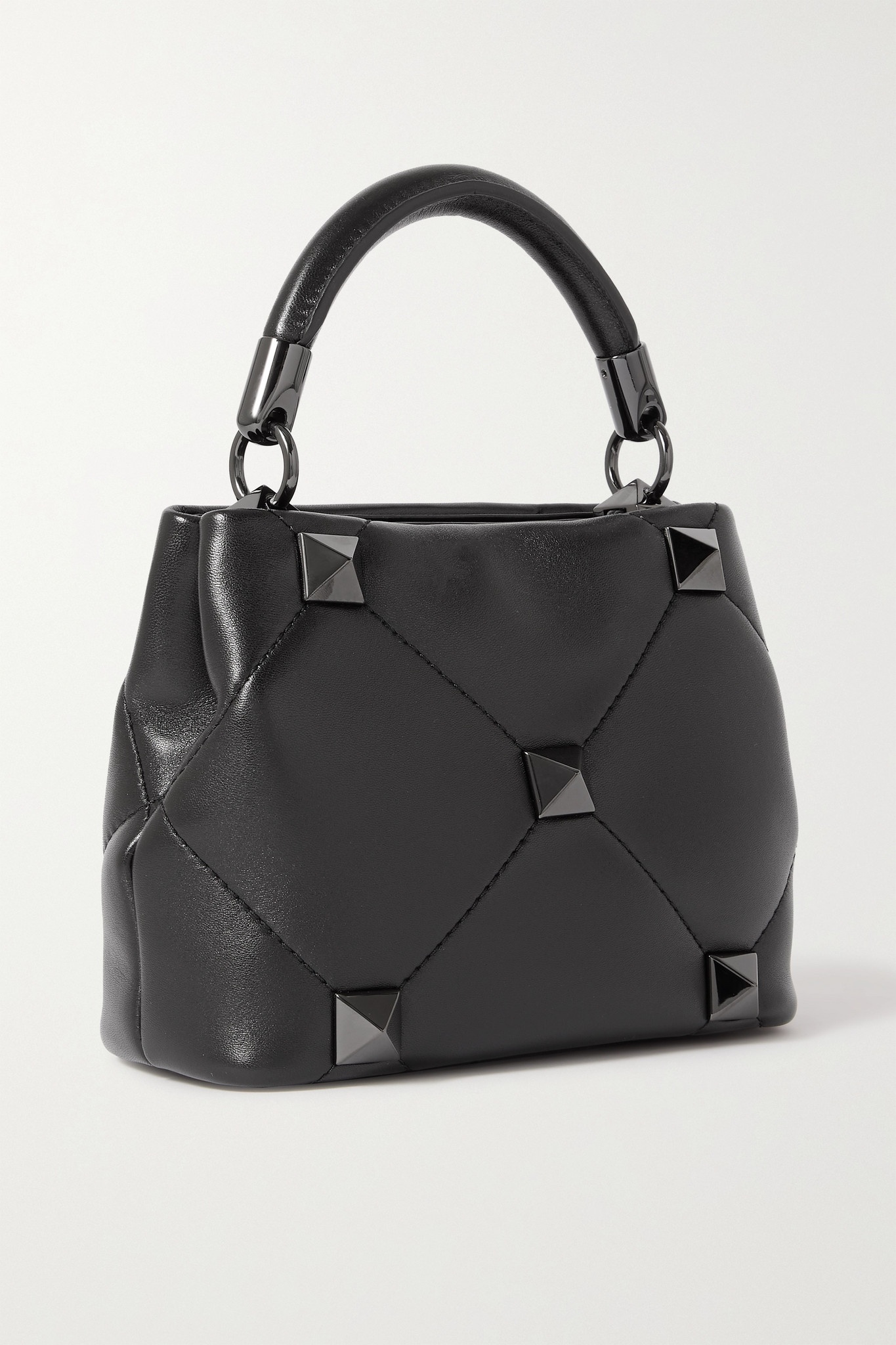 Valentino Garavani Roman Stud mini quilted leather tote - 3
