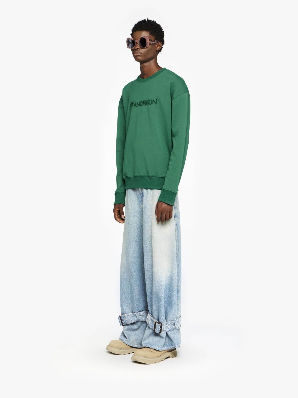 SWEATSHIRT WITH EMBROIDERED LOGO - 4