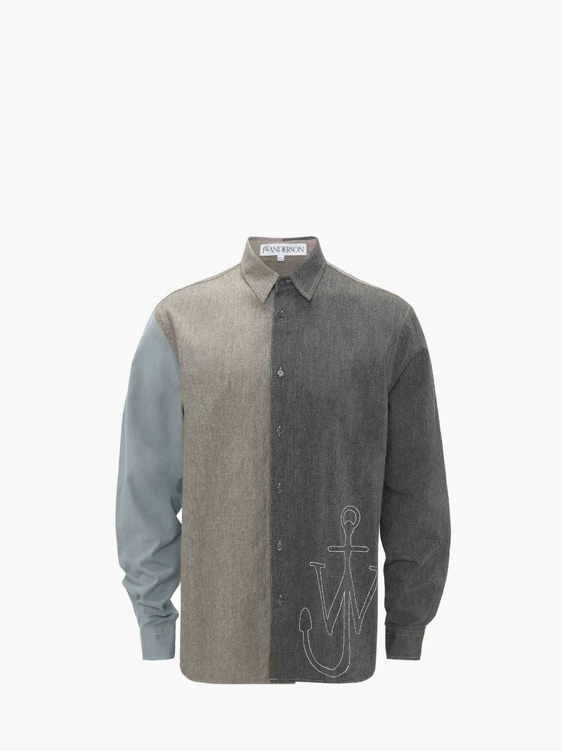 CLASSIC FIT PATCHWORK SHIRT - 1