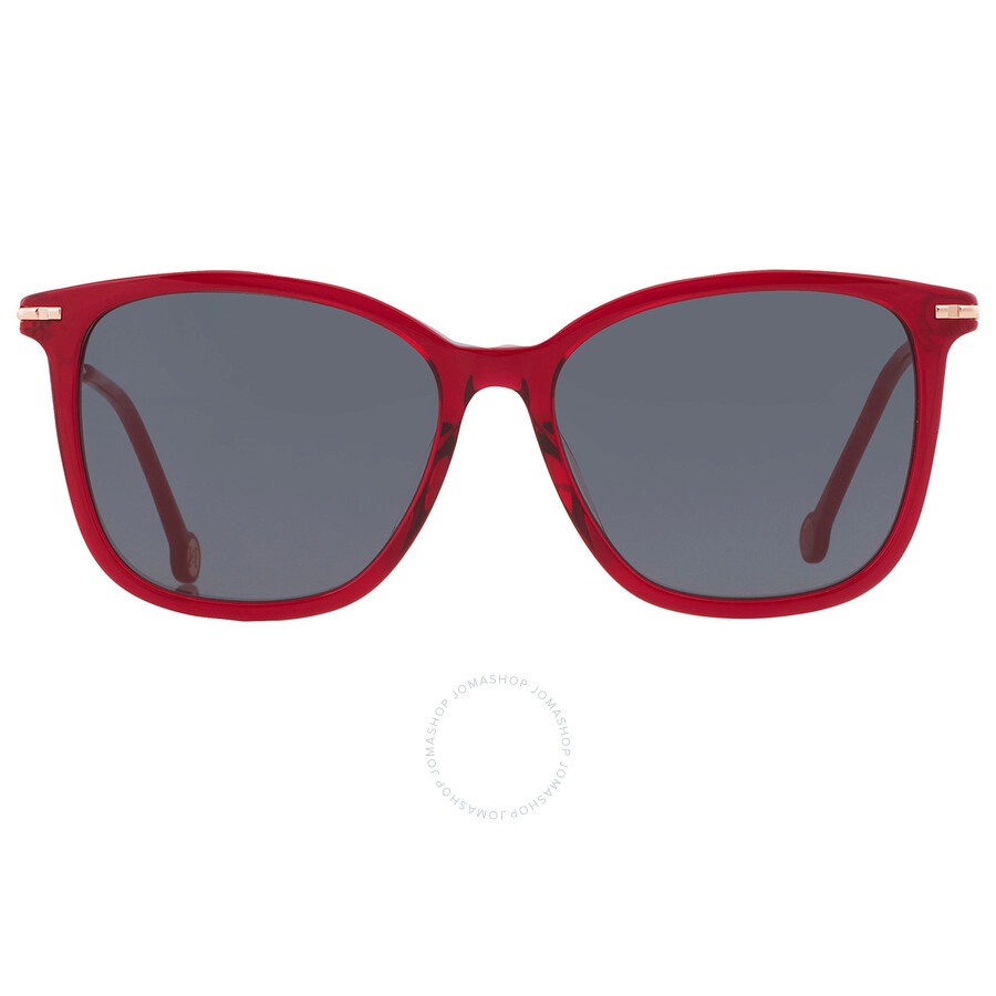 Carolina Herrera Grey Square Ladies Sunglasses HER 0100/G/S 0C9A/IR 56 - 1