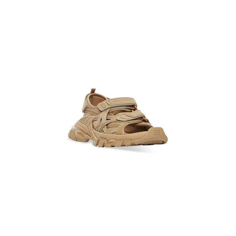 BALENCIAGA Men's Track Sandal in Beige outlook